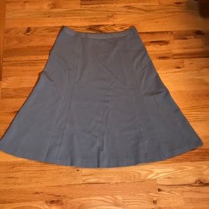 Uniqlo light blue swing A-line skirt